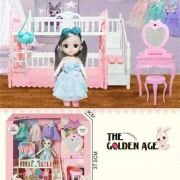 Σετ κούκλα με έπιπλα και αξεσουάρ – P800016 – 215362