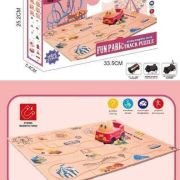 Προσχολικό επιτραπέζιο παιχνίδι Track Puzzle – Fun Park – 555-4C – 215578
