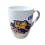 Σετ κεραμική κούπα Souvenir – 12pcs – Chalkidiki – 221202