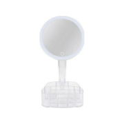 Καθρέπτης μακιγιάζ με LED και θήκες – HH098 – 227814