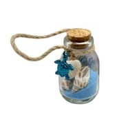 Διακοσμητικό Souvenir – Μπουκαλάκι με κοχύλια – 6pcs – 251711