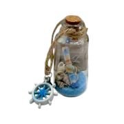 Διακοσμητικό Souvenir – Μπουκαλάκι με κοχύλια – 20pcs – 251735