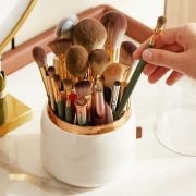 Θήκη οργάνωσης πινέλων μακιγιάζ – YH2001 – 292215 – Pink