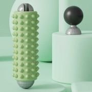 Επαναφορτιζόμενο Massage Roller – USB – 813607 – Ash Grey