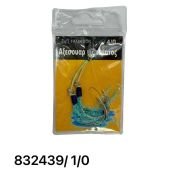 Αγκίστρι διπλό με νήμα – Assist Hooks – 1/0 – 832439