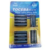 Μπαταρίες ΑΑΑ –  UM-4 – 1.5V – 12pcs – 400093