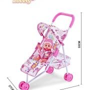 Παιδικό καροτσάκι με κούκλα – 6612F-2 – 307123