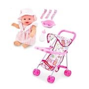 Παιδικό καροτσάκι μωρού με κούκλα – 6632F-3C – 307140