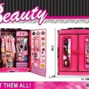 Σετ κούκλα με ντουλάπα και αξεσουάρ ομορφιάς – DSJ99-9 – 308347