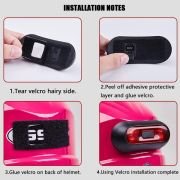 Επαναφορτιζόμενος οπίσθιος προβολέας κράνους LED – 310794