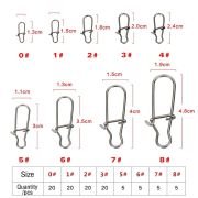 Σετ παραμάνες ψαρέματος σε θήκη – 100pcs – 831810