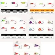 Σετ δολώματα βαρίδια σε θήκη – 30pcs – 831829