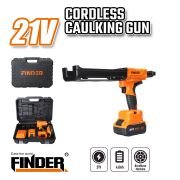 Πιστόλι σιλικόνης μπαταρίας – D5 – 21V – Finder – 198361