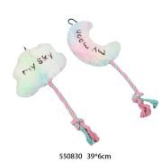 Λούτρινο παιχνίδι σκύλου με σχοινί – 39x6cm – 550830