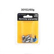 Βαρίδια αλιείας με στριφτάρι – 60g – 2pcs – 930152