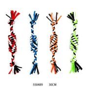 Παιχνίδι σκύλου σχοινί με κόμπους – 30cm – 12pcs – 550489