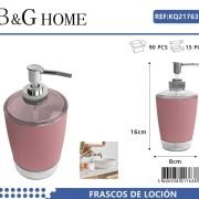 Θήκες κρεμοσάπουνου Dispenser πλαστικές – Σετ 5pcs – Pink – 21763
