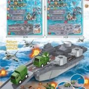 Σετ στρατιωτικά οχήματα με όχημα αποθήκευσης & αξεσουάρ – 850A – 215203