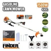 Δίχρονο βενζινοκίνητο χορτοκοπτικό ώμου & χειρός – 1500W/2HP – 198509 – Finder