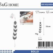 Σφουγγάρια μπάνιου δίχτυ σε σετ 6Χ – Grey – 24964