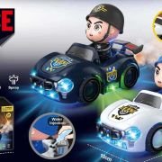 Ηλεκτρονικό αυτοκίνητο Police με εξάτμιση spray – 6608-29B – 502174