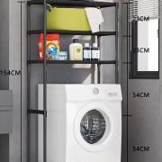 Επιδαπέδια ραφιέρα μπάνιου – YX9110-3 – 521629 – Black