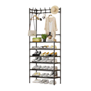 Κρεμάστρα δαπέδου με ράφια παπουτσιών – YH6607-6 – 522534 – Black