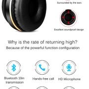 Ασύρματα ακουστικά – Headphones – Τ5 – 540054 – Red