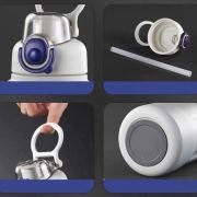 Φορητό παγούρι-θερμός – L8697 – 600ml – 541121 – White