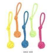 Παιχνίδι σκύλου σχοινί με μπάλες – 33cm – 12pcs – 550532