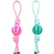 Παιχνίδι σκύλου σχοινί με μπάλα – 35x6cm – 550577
