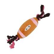 Λούτρινο παιχνίδι σκύλου μπάλα με σχοινί – 39x10cm – 550705