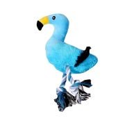 Λούτρινο παιχνίδι σκύλου ζωάκι με σχοινί – 13x28cm – 550861