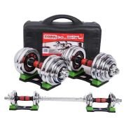 Σετ αλτήρες γυμναστικής με μπάρα – 30kg – 556647