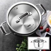 Κατσαρόλα ανοξείδωτη με καπάκι – 9.4L – CS002-B28 – DSP – 560393