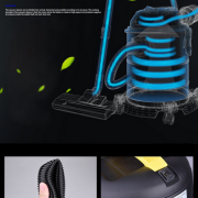 Ηλεκτρική σκούπα υγρών & στερεών – KD2004 – DSP – 563165