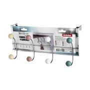 Μεταλλική κρεμάστρα πόρτας 4 θέσεων – 57608