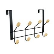 Μεταλλική κρεμάστρα πόρτας 4 θέσεων – 57885