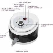 Ηλεκτρικός τροχός μανικιούρ-πεντικιούρ – VKN-DM606 – 581191 – Pink