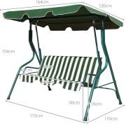 Κούνια κήπου 3θέσια – YB3106 – 585342