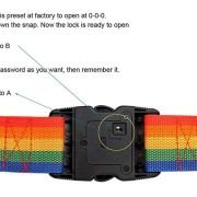Ιμάντας ασφαλείας αποσκευών με κωδικό – TSA319 – 587056