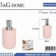 Θήκες κρεμοσάπουνου Dispenser πλαστικές – Σετ 5pcs – Light Pink – 21643