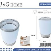 Θήκες οδοντόβουρτσας πλαστικές σε σετ 5Χ – Light Blue – 21692