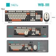 Σετ ασύρματο πληκτρολόγιο & ποντίκι – WB-111 – Weibo – 658328