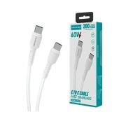 Καλώδιο φόρτισης & data – USB Type-C σε Type-C – Fast Charge – X102 – 2m – 60W – 632409