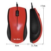 Ενσύρματο ποντίκι – WB-012 – Weibo – 650124 – Red
