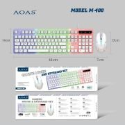Σετ ενσύρματο πληκτρολόγιο & ποντίκι Gaming – M400 – 651244