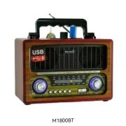 Επαναφορτιζόμενο ραδιόφωνο Retro – M1800BT – 654381