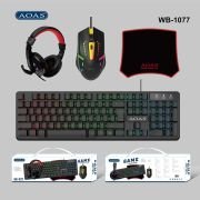 Πλήρες σετ Gaming 4 σε 1 – LED RGB – WB1077 – AOAS – 655181