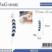 Σφουγγάρια μπάνιου δίχτυ σε σετ 6Χ – Blue – 24970